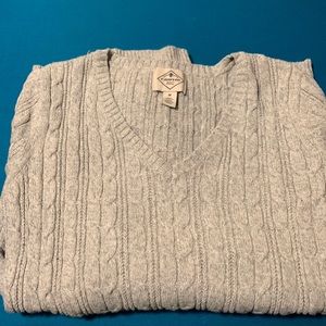 Light grey v neck St. John’s bay sweater